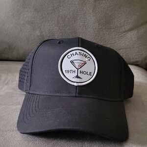 Black Golf Trucker Hat